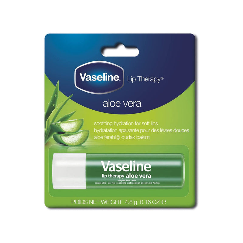 Aloe Vera Lip Balm for Dry Lips Vaseline 4.8g