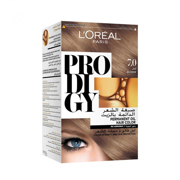 L'Oreal Paris Ammonia-Free Hair Color, Blonde 7.0, 180ml