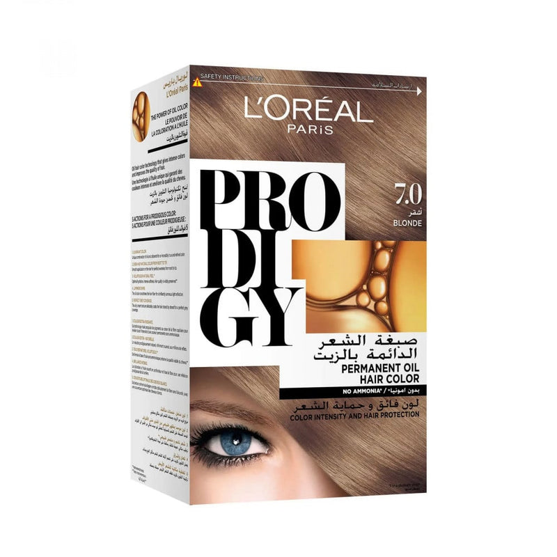 L'Oreal Paris Ammonia-Free Hair Color, Blonde 7.0, 180ml