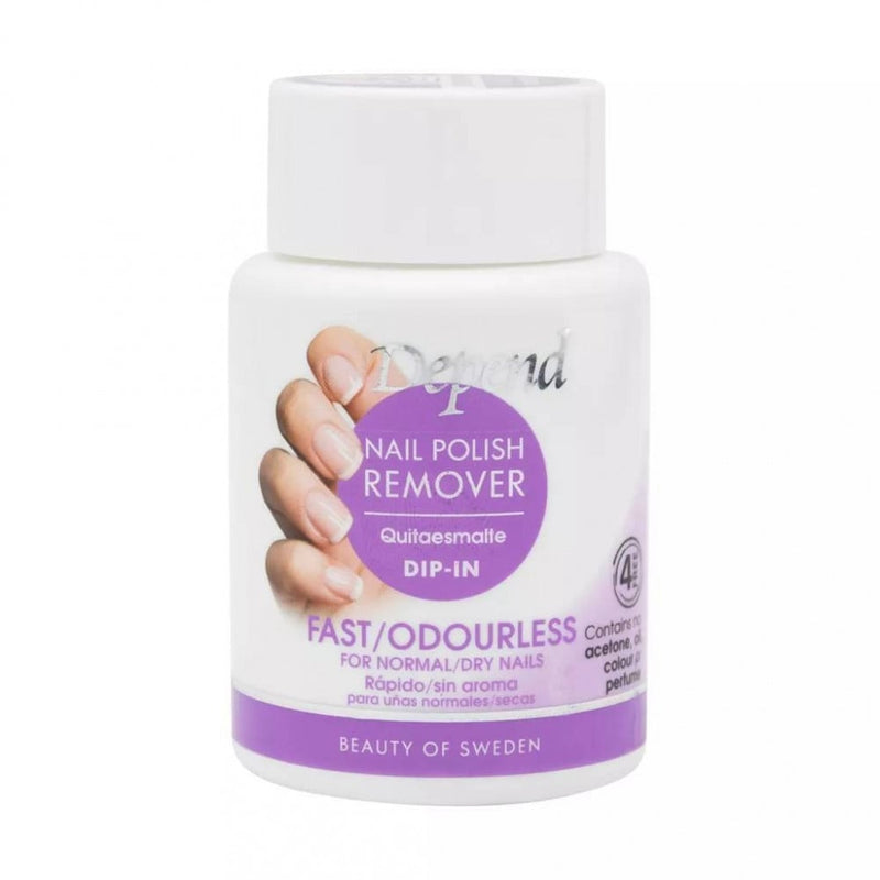 Nail Steamer Remover Acetone-Free Gentle Natural Nails Depend 75ml