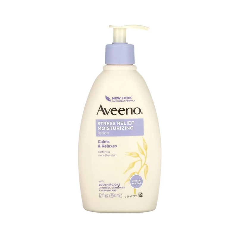 Aveeno Moisturizing Body Lotion, Oat & Lavender, 24-Hour Hydration, 354ml