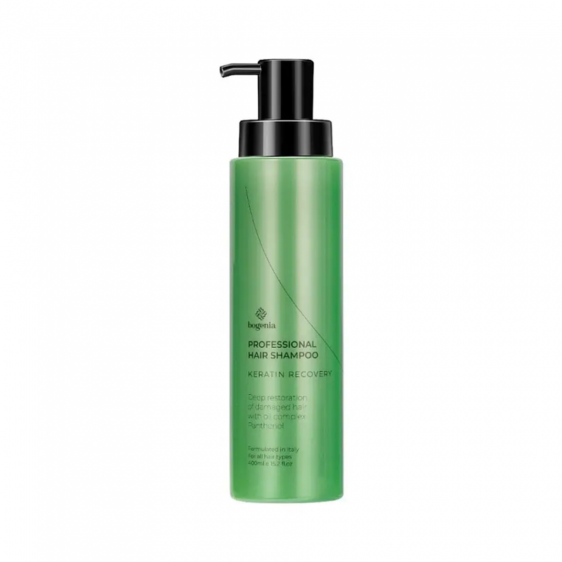 Bogenia Keratin Restoration Shampoo Sulfate-Free Panthenol 400ml