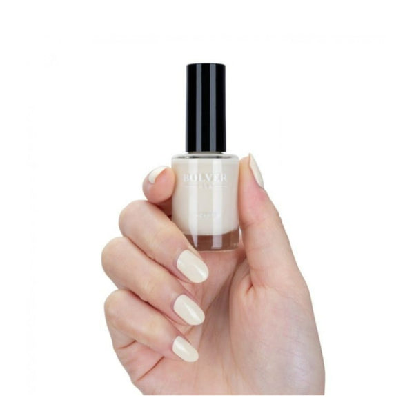 Bolver Nail Polish 741 Off-White High-Gloss Quick-Dry Formula
