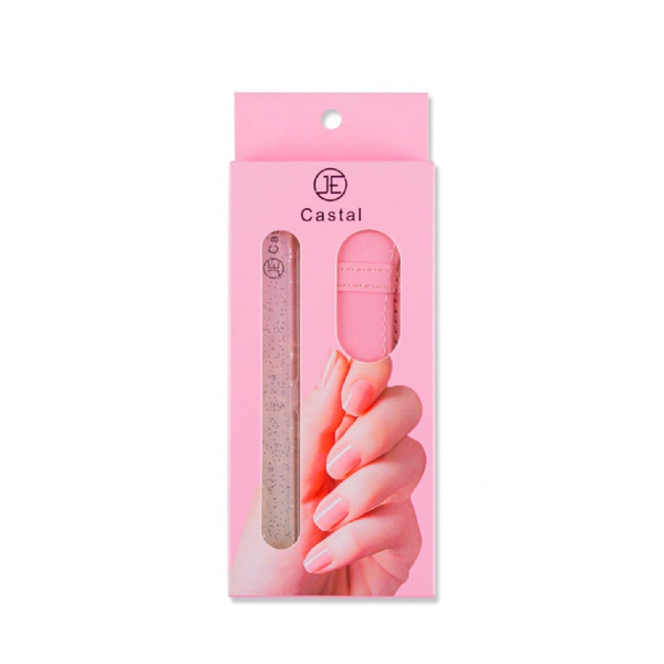 Castal Glass Nail File Double-Sided for Shaping and Buffing Natural and Artificial Nails