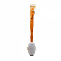 Wooden Bath Brush with Long Handle for Body Exfoliation and Cleansing