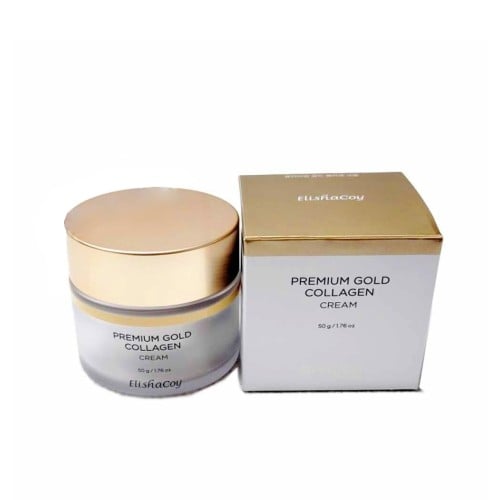 ElishaCoy Gold Collagen Moisturizing Cream for Irritated Skin, 50g