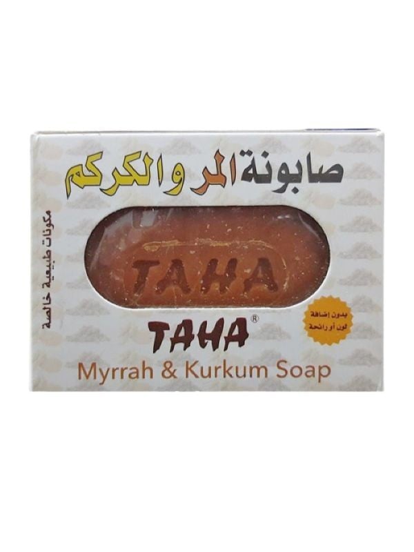 Taha Myrrh and Turmeric Soap - Deep Cleansing & Hydration, 125g