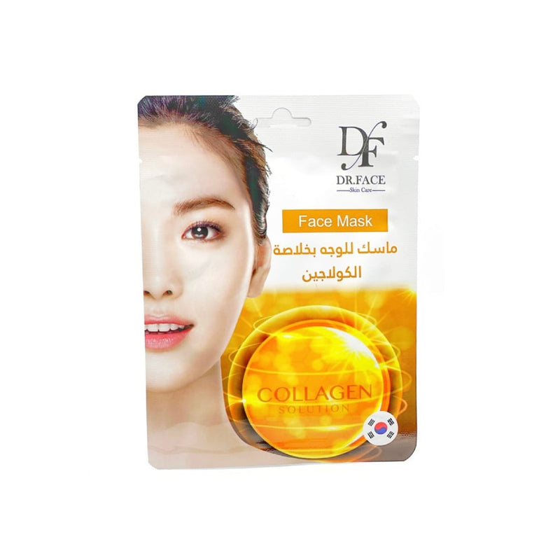 Collagen Face Mask Korean Hydrating Elasticity Boosting Dr. Face 1 Piece