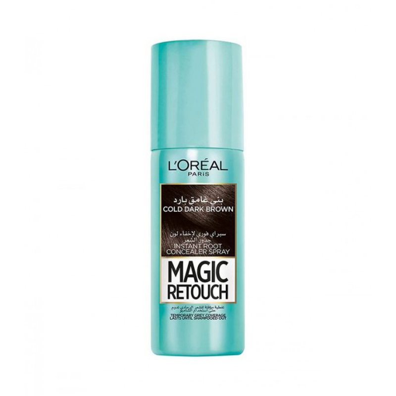L'Oreal Paris Magic Retouch Root Concealer Spray, Cool Dark Brown, 75ml