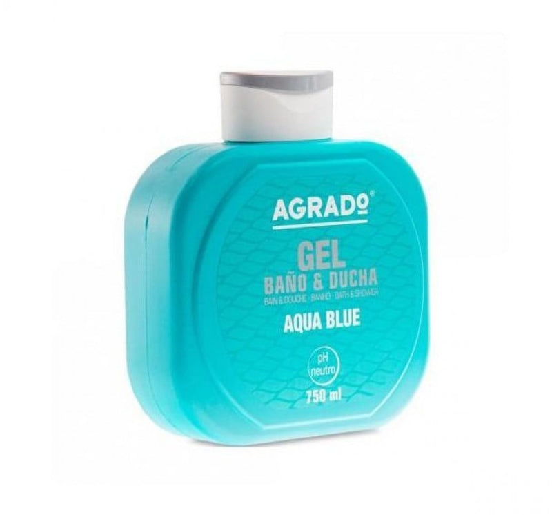 Agrado Shower Gel Aqua Blue pH Balanced Moisturizing 750ml