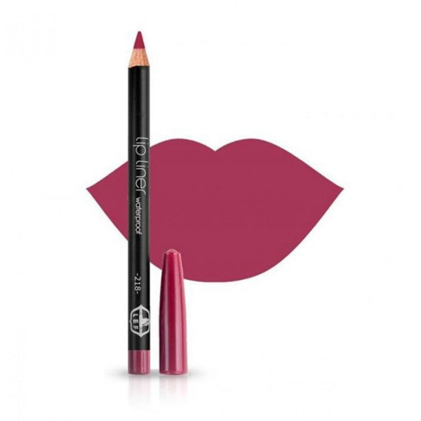 Lef Lip Liner 218 by Liv Matte Finish Wood Pencil