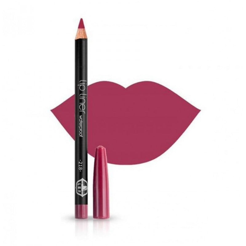 Lef Lip Liner 218 by Liv Matte Finish Wood Pencil