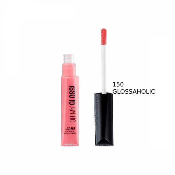 Rimmel London Oh My Gloss Lip Gloss, Stay My Rose, 6-Hour Wear