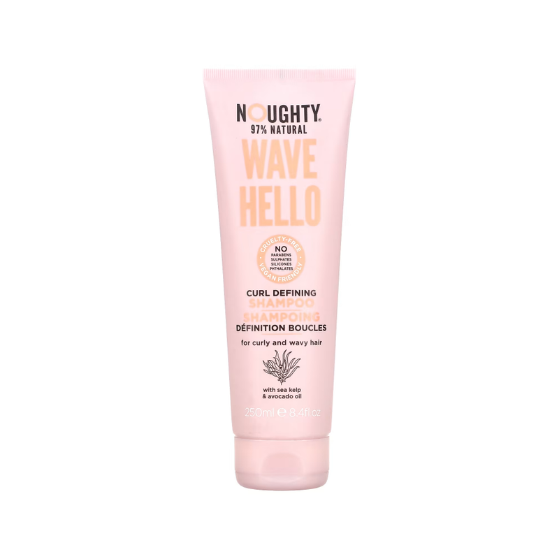 Shampoo for Curly and Wavy Hair Defining Natural Ingredients Noughty