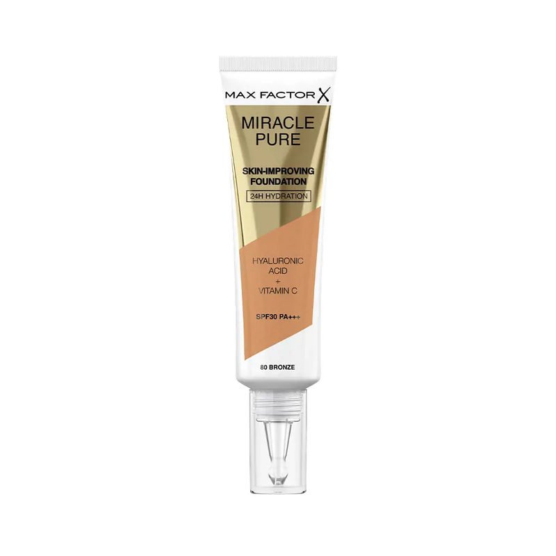 Max Factor Miracle Pure Foundation SPF 30 Hydrating Makeup Warm 30ml