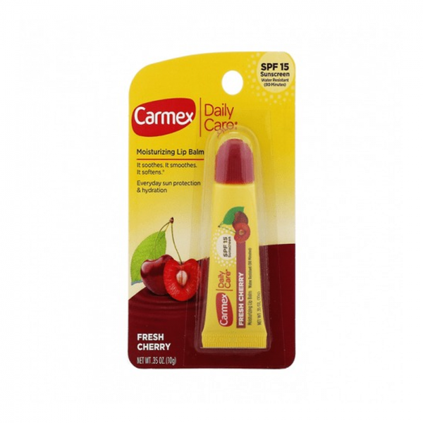 Carmex Cherry Flavored Lip Balm for Moisturizing 10g