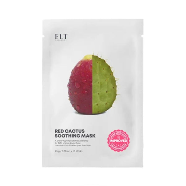 Elt Cosmetics Red Aloe Vera Sheet Mask 5000 ppm 1 Piece