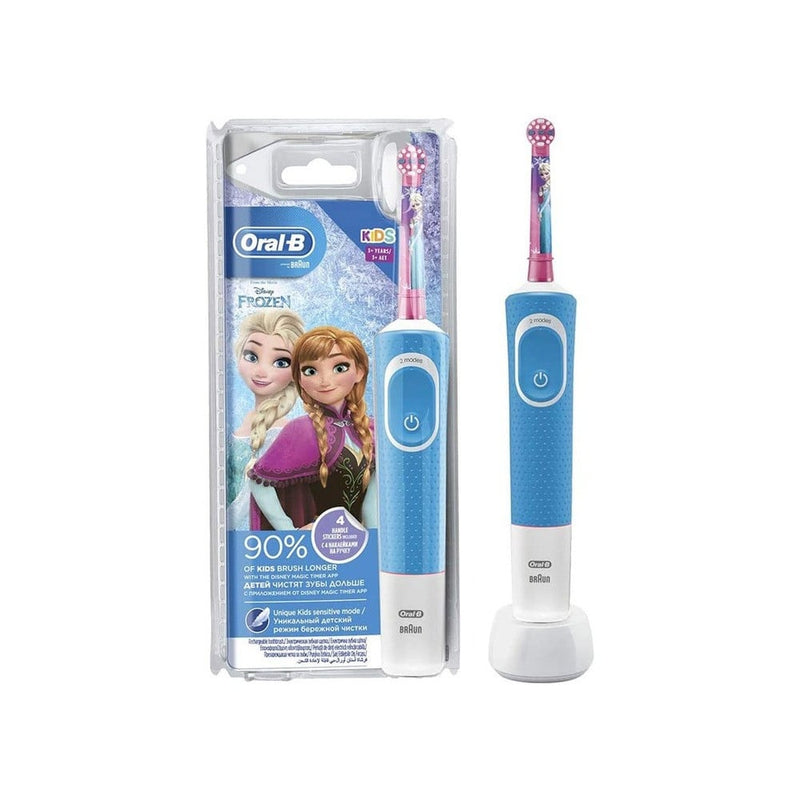 Oral-B Frozen Vitality D100 Rechargeable Electric Toothbrush for Kids