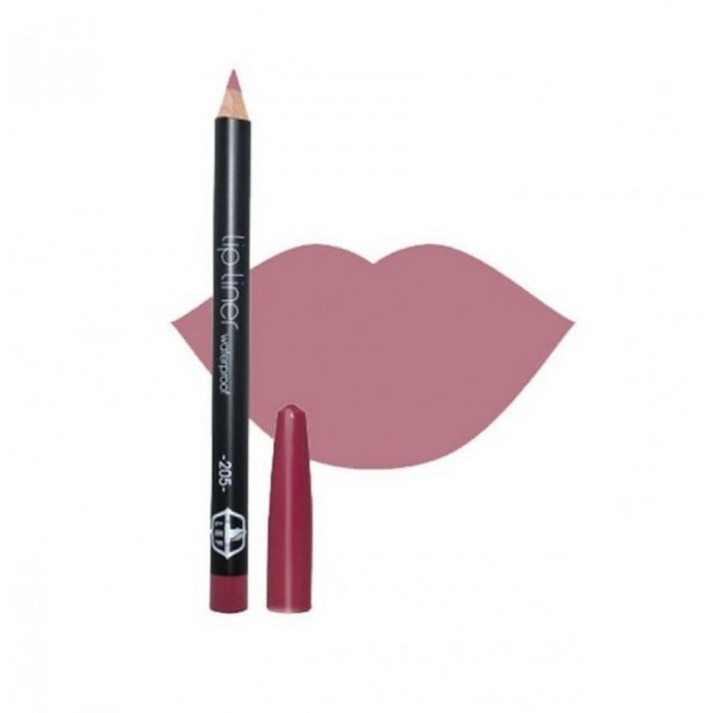 Lef Lip Liner 205 Matte Finish Wood Pencil