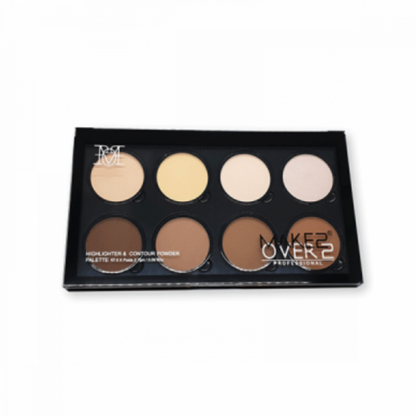 Make Over 22 8-Color Powder Contour Kit M1501 Contour & Highlighter