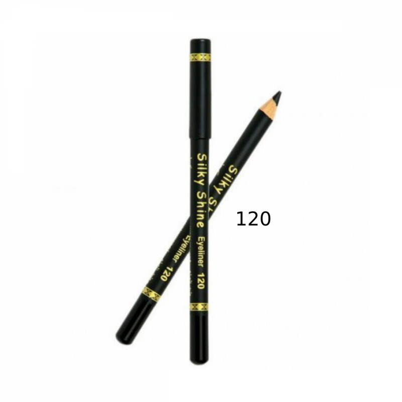 Best Waterproof Black Eyeliner Pencil 120 Silky Shine 1.14g