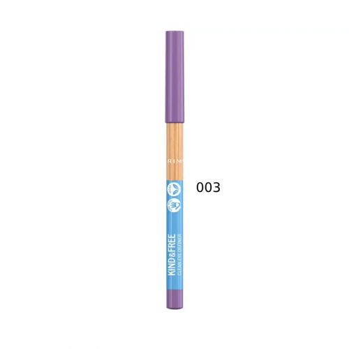 Rimmel London Kind & Free Eyeliner Pencil, #003 Grape, 1.1g
