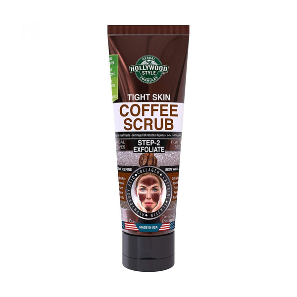 Hollywood Style Coffee Scrub and Brightening Facial Exfoliator 100ml