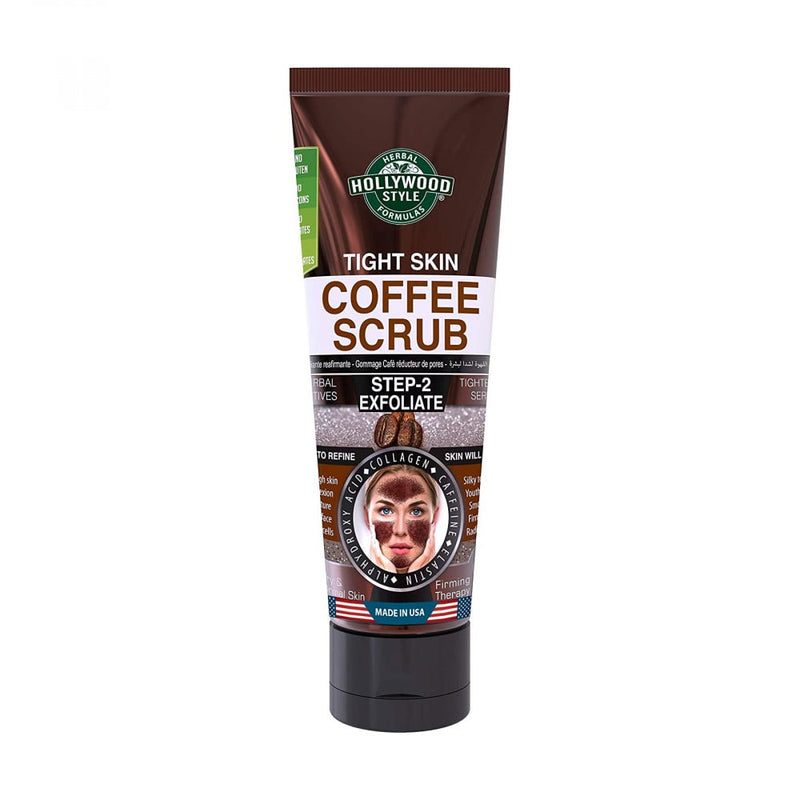 Hollywood Style Coffee Scrub and Brightening Facial Exfoliator 100ml