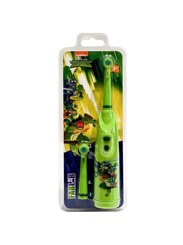 Fablab Teenage Mutant Ninja Turtles Kids Electric Toothbrush - Battery Operated | Ages 3+