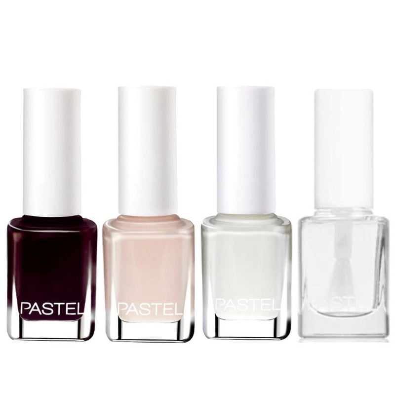 Pastel Nail Polish Set - Calm Colors - 4 x 13ml - Vegan