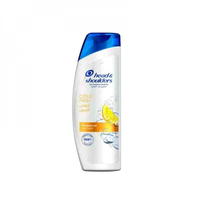 Head & Shoulders Lemon Fresh Anti-Dandruff Shampoo, Silicone-Free, 190ml