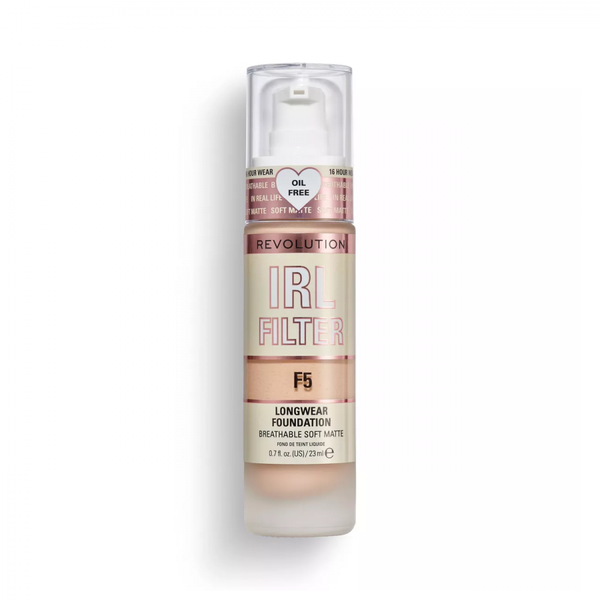 Revolution IRL Filter Longwear Foundation F5 Light Golden 23ml