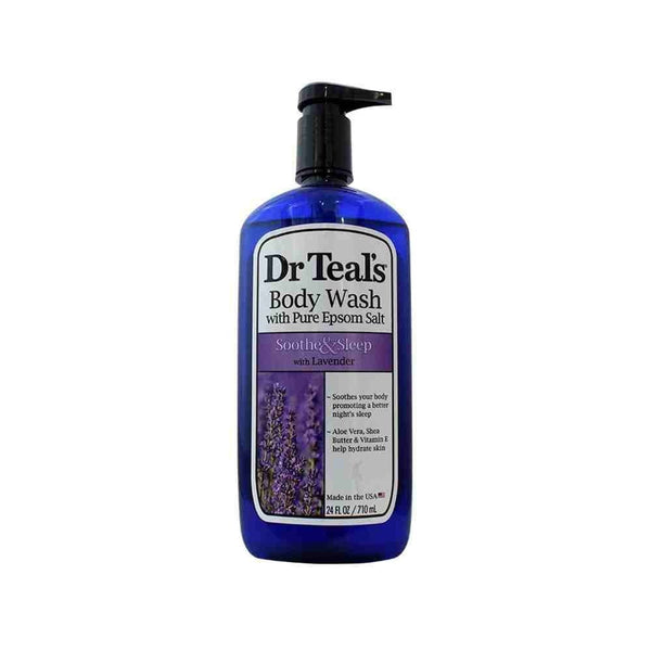 Dr Teal's Epsom Salt Body Wash, Lavender, Moisturizing, 710 ml