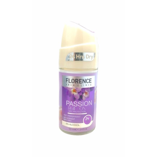 Florence Passion Roll-On Deodorant Long-Lasting Odor Protection 50ml