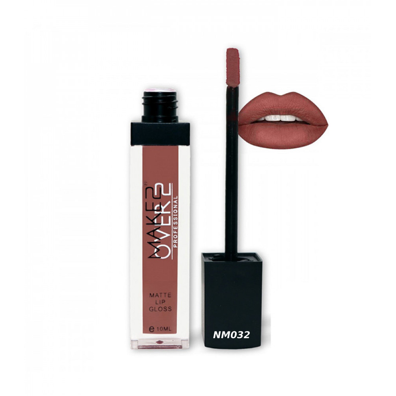 Make Over 22 Matte Lip Gloss NM032 Long-Lasting Fluid Formula