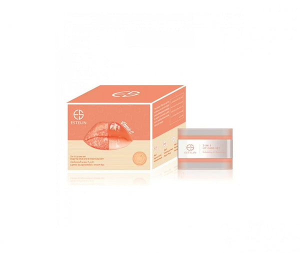 Estelin 3-in-1 Lip Care Set, Vitamin C Extract, 5g