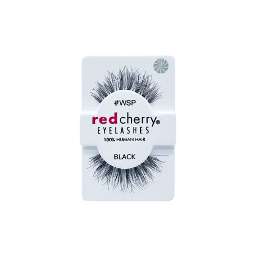 Red Cherry WSP False Eyelashes, 100% Natural Hair, Soft and Long