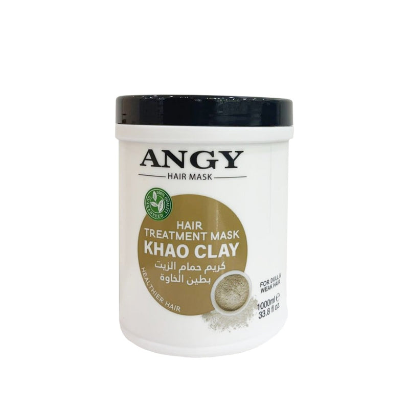Angy Khawa Clay Hair Oil Bath Cream for Scalp Cleansing, 1000ml