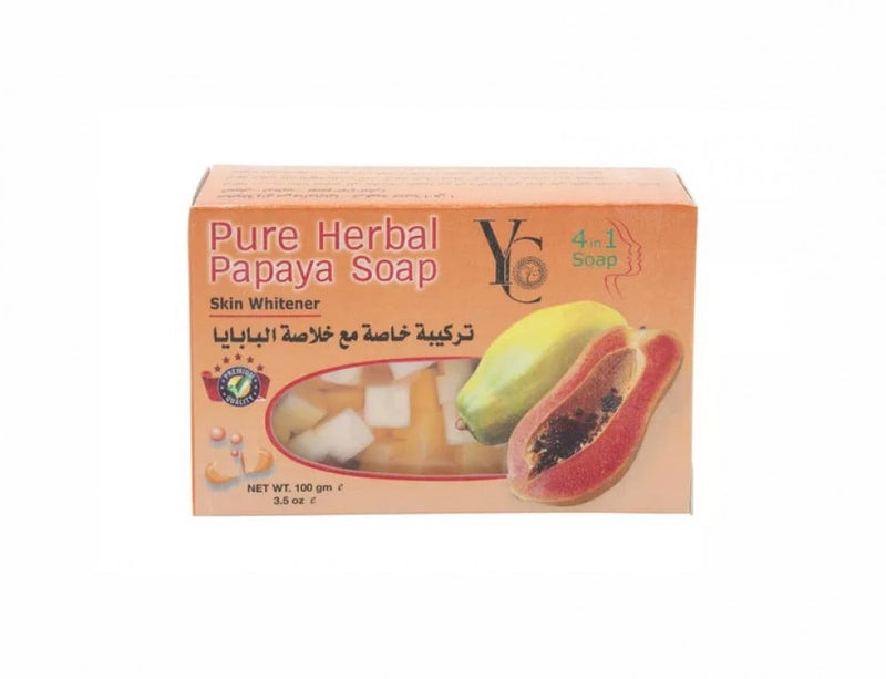 YC Papaya Extract Soap Moisturizing Cleansing Bar 100g