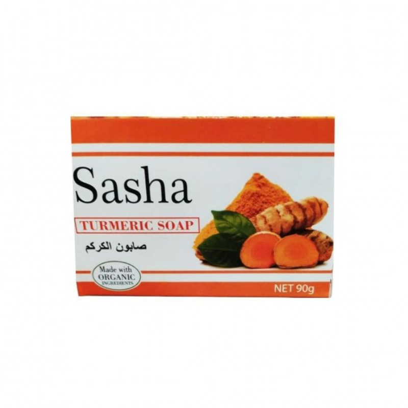 Sasha Turmeric Soap Natural Extract Skin Brightening 90g
