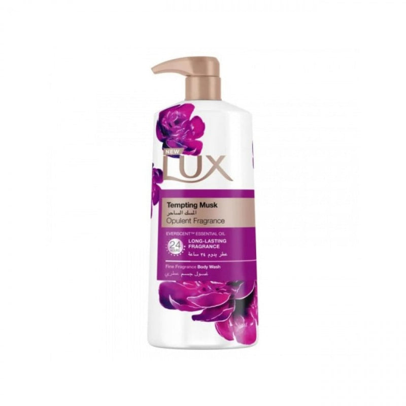 Lux Musk Body Wash, Scented Shower Gel, Moisturizing Formula, 700ml