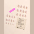 Short Almond Press on Nails Gradient Colors Easy Application Set