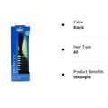 Wet Brush Pro Flex Dry Hair Brush, Heat-Resistant, Black