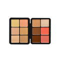 Make Over 22 HD Skin All-in-One Face Palette, 12-Shade Contour and Blush, HD001