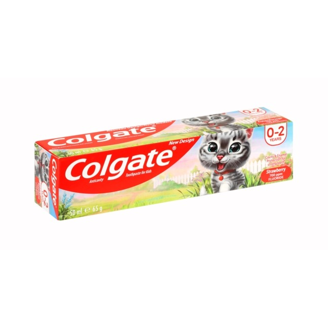 Colgate Children's Anticavity Toothpaste, Strawberry Flavor, 50ml
