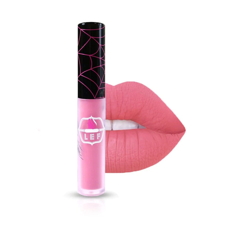 Lef Liquid Lipstick, Matte Finish, Long-Wear, Red