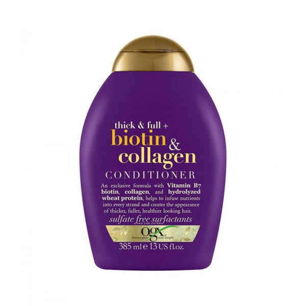 OGX Biotin & Collagen Thickening & Strengthening Conditioner, 385ml