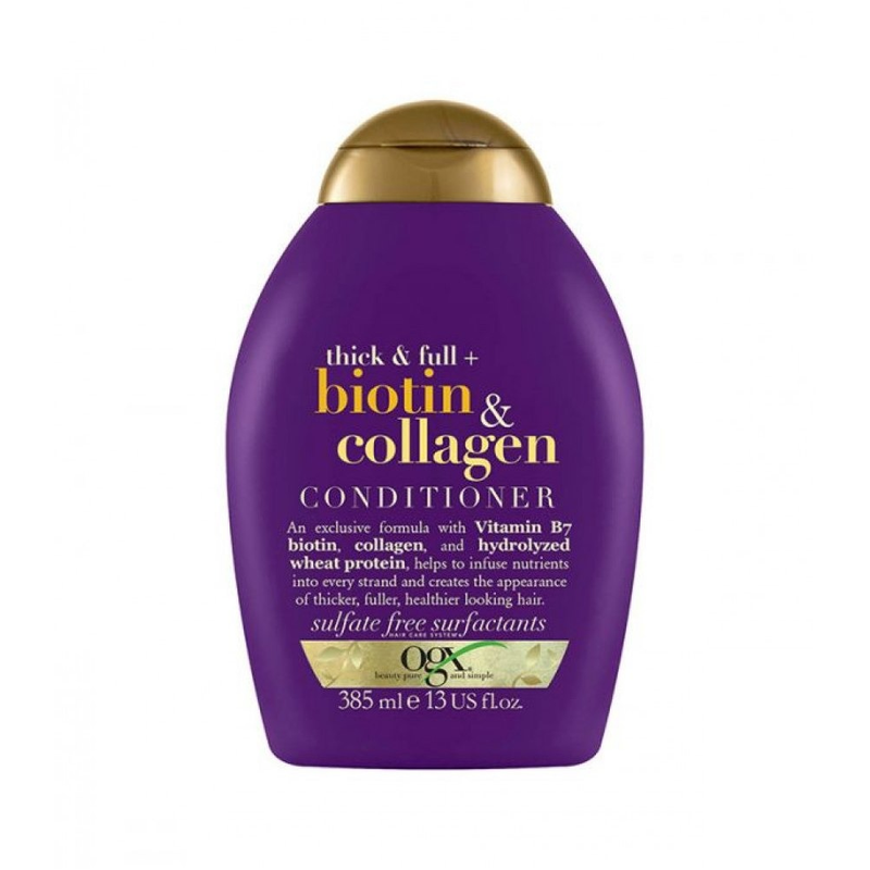 OGX Biotin & Collagen Thickening & Strengthening Conditioner, 385ml