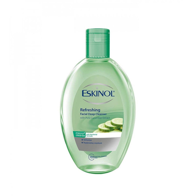 Eskinol Facial Cleanser Cucumber Extract Vitamins A and E 225ml