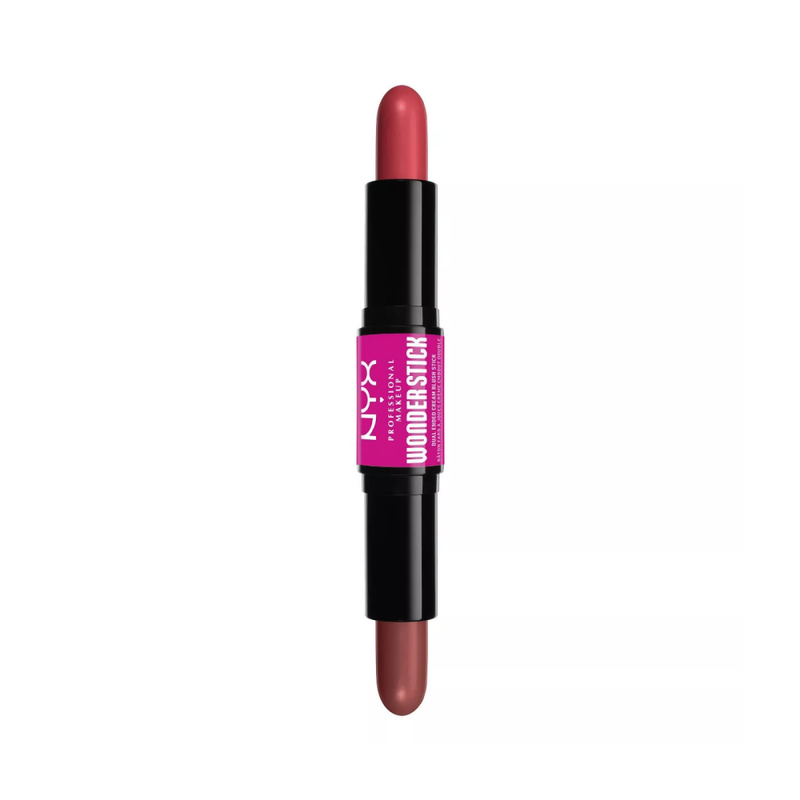 Nyx Wonder Stick Blush WSB03 Deep Coral and Peach Dual-Ended Cream
